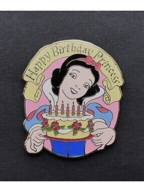 Disney Happy Birthday Princess Snow white Cake Pin (C7)